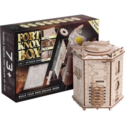 EscapeWelt 3D mechanická skládačka hlavolamu Fort Knox Pro
