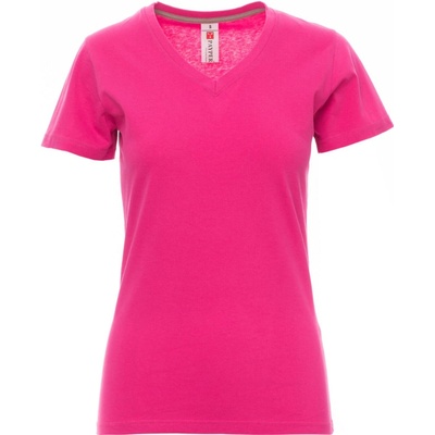 PAYPER V-NECK LADY dámské tričko purpurová