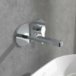 Villeroy & Boch Architectura вграден смесител за умивалник с едноръкохватков механизъм, гланциран хром, без скрито тяло (TVW10311211061)