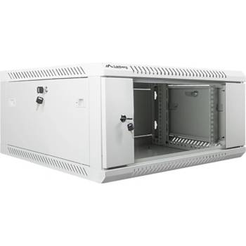 Lanberg Комуникационен шкаф Lanberg WF01-6604-10S, 19", 4U, 600 x 600 x 285, сив (WF01-6604-10S)