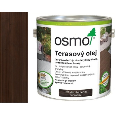 Osmo 021 Terasový olej 2,5 l Dub bahenný