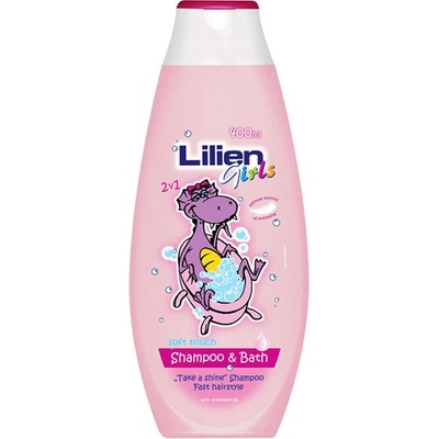 Lilien Kids šampon & koupelová pěna pro dívky 400 ml