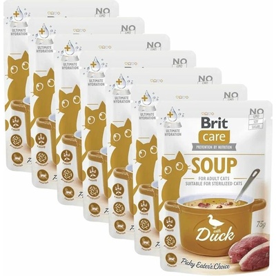 Brit Care Cat Soup with Duck 7 x 75 g