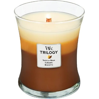 WoodWick Café Sweets ароматна свещ с дървен фитил 275 гр