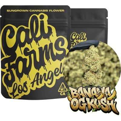 califarms Greenhouse Banana OG Kush CBD 7,66% THC 0,08% 5 g – Hledejceny.cz