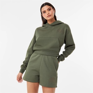 Jack Wills Дамски поларени къси панталони Jack Wills Fleece Shorts Womens - Khaki