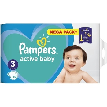Pampers Active Baby 3 152 ks