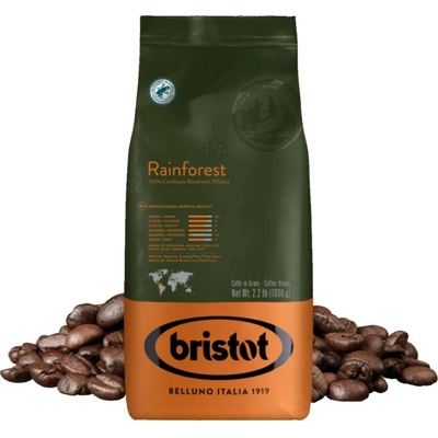 Bristot Rainforest кафе на зърна 1 kg