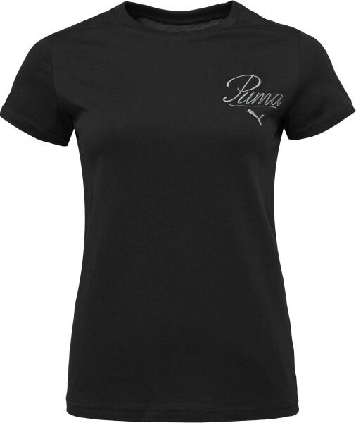 Puma ESSENTIALS SCRIPT TEE černá