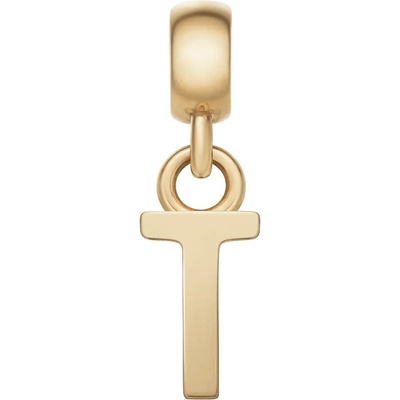 Daniel Wellington Pozlacený přívěsek písmeno "T" Charms DW00400503