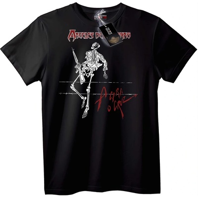 Тениска с череп Ангели на ада - 7XL, Black