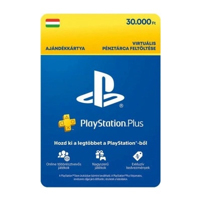 PlayStation predplatená karta 30000 HUF