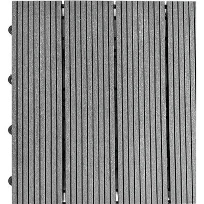 ДЕКИНГ ПЛОЧКА WPC GARDEN 30x30см АНТРАЦИТ (FR-DT08135)