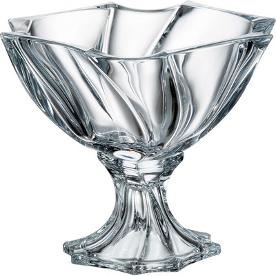 Crystalite Bohemia mísa na noze Neptune 25,5 cm