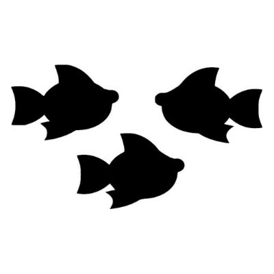 ARTEMISS Rybičky plastová šablóna B 15 cm x 15 cm