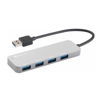 SANDBERG 333-88 USB 3.0 HUB 4-Port 4xUSB 3.0 SuperSpeed Silver
