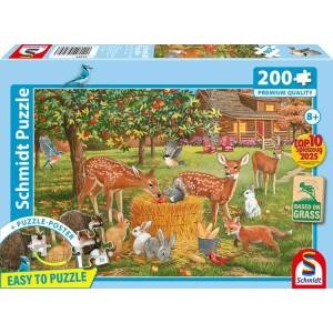 Schmidt Spiele - Puzzle Animal Picnic - 200 piese