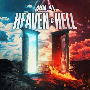 Sum 41 - Heaven : X: Hell (Black & Red with Blue Splattered Coloured) (Indie) (2 LP) (4099964012651)