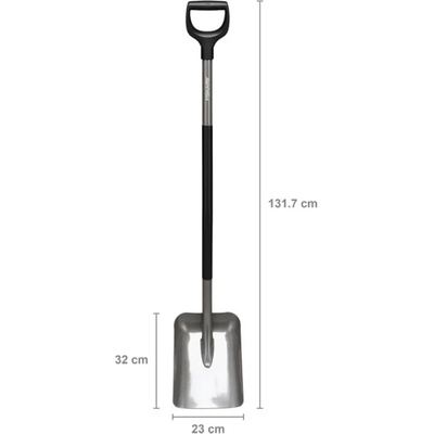 Fiskars ЛОПАТА С ДРЪЖКА fiskars fs 1066712 (5905568020031)