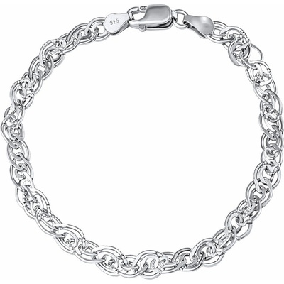 SILVEGO Stříbrný náramek Grand točený - 5 mm KRM01706B