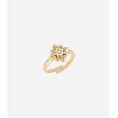 ZAG Bijoux Oceľový prsteň s hviezdičkou SRS26992 01WHT