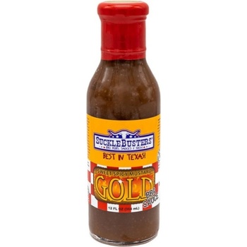 Suckle Busters BBQ grilovací omáčka Sweet Spicy Mustard Gold 354 ml