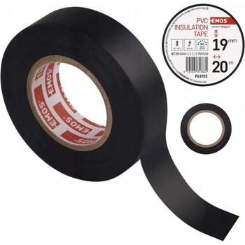 Emos F61922 Izolačná páska PVC 19 mm x 20 m čierna