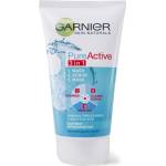 Garnier pure active, Измиваща скраб маска за лице, 3в1, 150мл