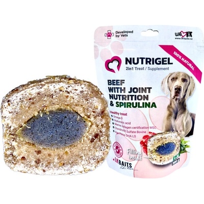 LK Baits PETs Pet Nutrigel Hovädzie s Kĺbovou výživou a Spirulinou L XL 200 g