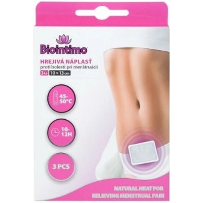 BioIntimo hřejivé náplasti na menstruační bolesti 3 ks