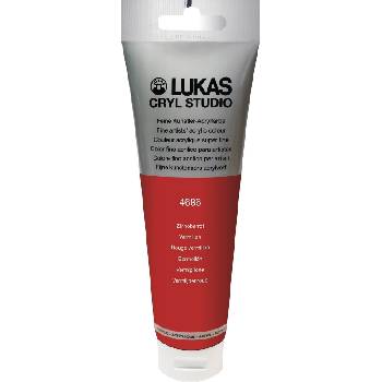 LUKAS Cryl Studio Plastic Tube АКРИЛНА боя Vermilion 125 ml 1 бр (746860012)