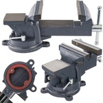 Powermat Въртящ се менгеме с наковалня 125 мм 41719 (pm1236)