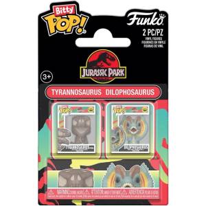 Funko Комплект фигури Funko Bitty POP! Movies: Jurassic Park - Tyrannosaurus Fossil & Dilophosaurus (FK94198)