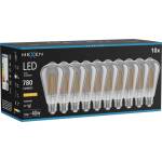 Mexen Vintis 10x LED филтър крушка E27, ST64, 10W, Топла - 2200K, 780 lm, пушек - L152-E27-1022-70x10 (L152-E27-1022-70x10)