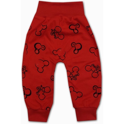 Kojenecké tepláčky Miki LOVE červená