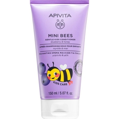 Apivita Mini Bees Gentle Kids Shampoo Blueberry & Honey šampon pro jemné vlasy pro děti 500 ml