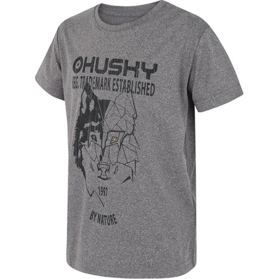 Husky Детска функционална тениска Tash K тъмно сиво (hsk-CHU-0002-001)