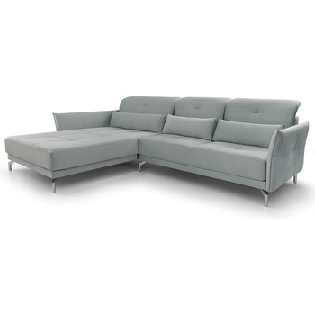 Мебели КАМБО Ъглов диван Финикс дамаска светлосив Solar 03