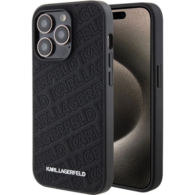 KARL LAGERFELD Калъф Karl Lagerfeld, Quilted Pattern за iPhone 15 Pro Max, KLHCP15XPQKPMK (KLHCP15XPQKPMK)