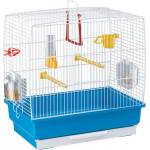 Ferplast - Rekord 2 White - клетка за малки птички с пълно оборудване 39 / 25 / 41 cm