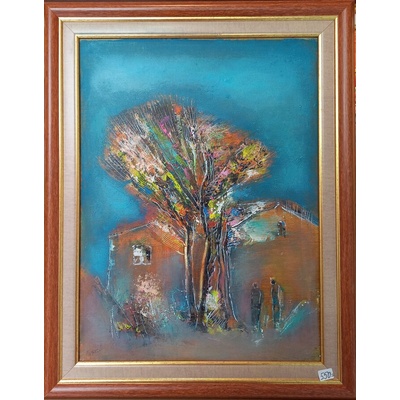 Абстрактна картина " Двама"