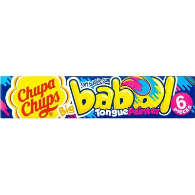 Chupa Chups Big Babol žvýkačky s příchutí modré maliny 27,6 g