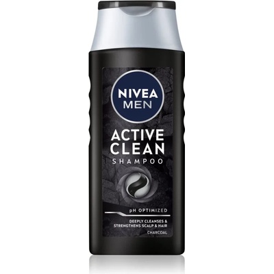 Nivea Men Active Clean шампоан с активен въглен за мъже 250ml