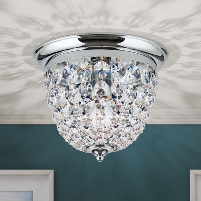 Orion DLU 1840/26-Кристален плафон PLAFOND 1xE27/40W/230V Ø 26 см хром (OR0072)