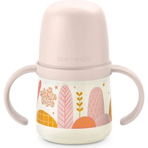 Suavinex Dreams First детско шише с дръжки Pink 6 m+