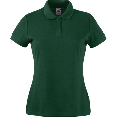Fruit of the Loom Polokošile Lady-Fit 65/35 Polo krátký rukáv dámská COT-16321254000 Zelená lahvově