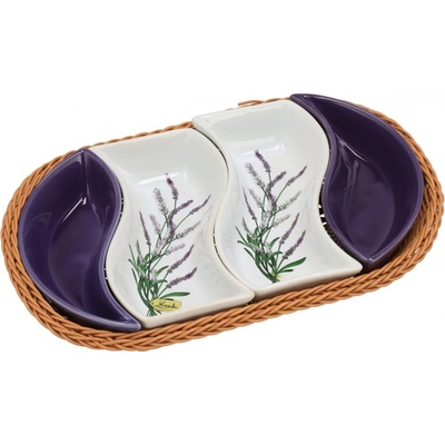 Banquet miska v košíku Lavender 4 díly OK 30,5 cm