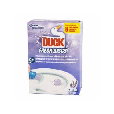 Ароматизатор за тоалетна Fresh Discs, Duck, Гел, Лавандула, 36 ml, 5020100387