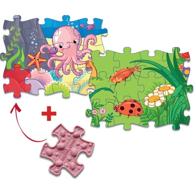 MUFFIK Everlasting Podmorský svet/Hmyz Chobotnica/Beruška 12 dielov