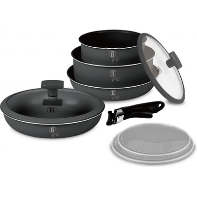 BERLINGERHAUS Súprava riadu s titánovým povrchom 9 ks Anthracite Collection